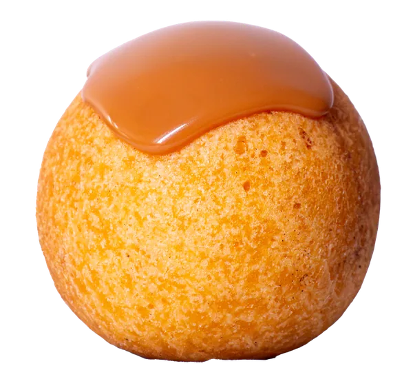 Buñuelo relleno de arequipe