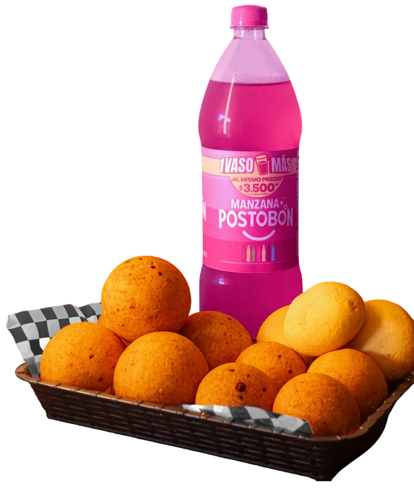Combo de seis buñuelos tradicionales