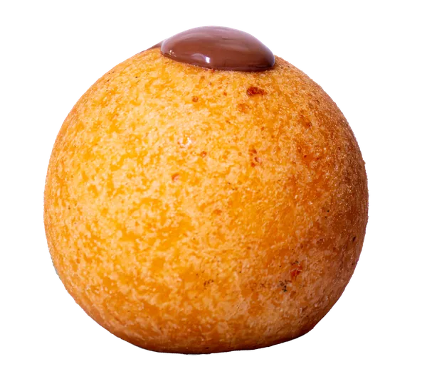 Buñuelo relleno de nutella