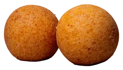 Buñuelo tradicional artesanal dorado